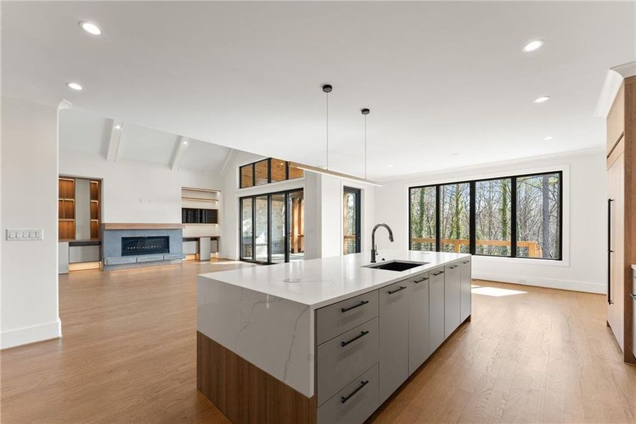 Furnished interior view inside a new home in , Cumming (Image 10).