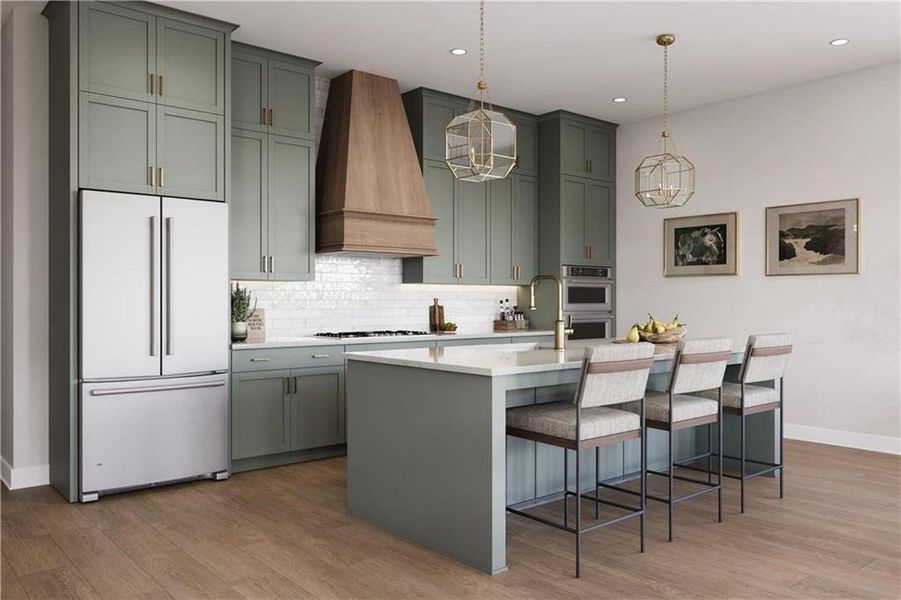 Furnished interior view inside a new home in , Chamblee (Image 5).