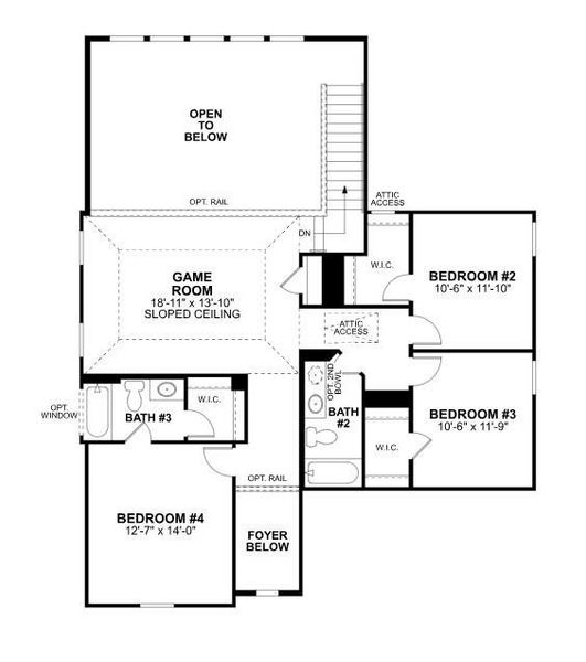 2D floor plan layout of this home in Sorella, Tomball, TX (Image 5). 2D floor plan layout of this home in Sorella, Tomball, TX (Image 5).