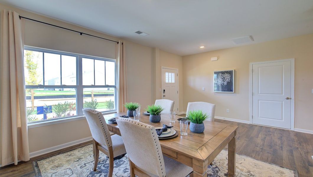 Furnished interior view inside a new home in Valleywood Farms, Waynesville (Image 11).