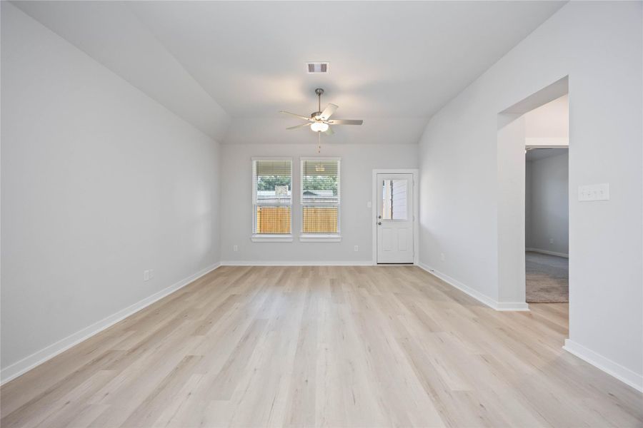 Spacious, unfurnished interior of a new home in Bluebonnet Village, Bellville (Image 10). Spacious, unfurnished interior of a new home in Bluebonnet Village, Bellville (Image 10).