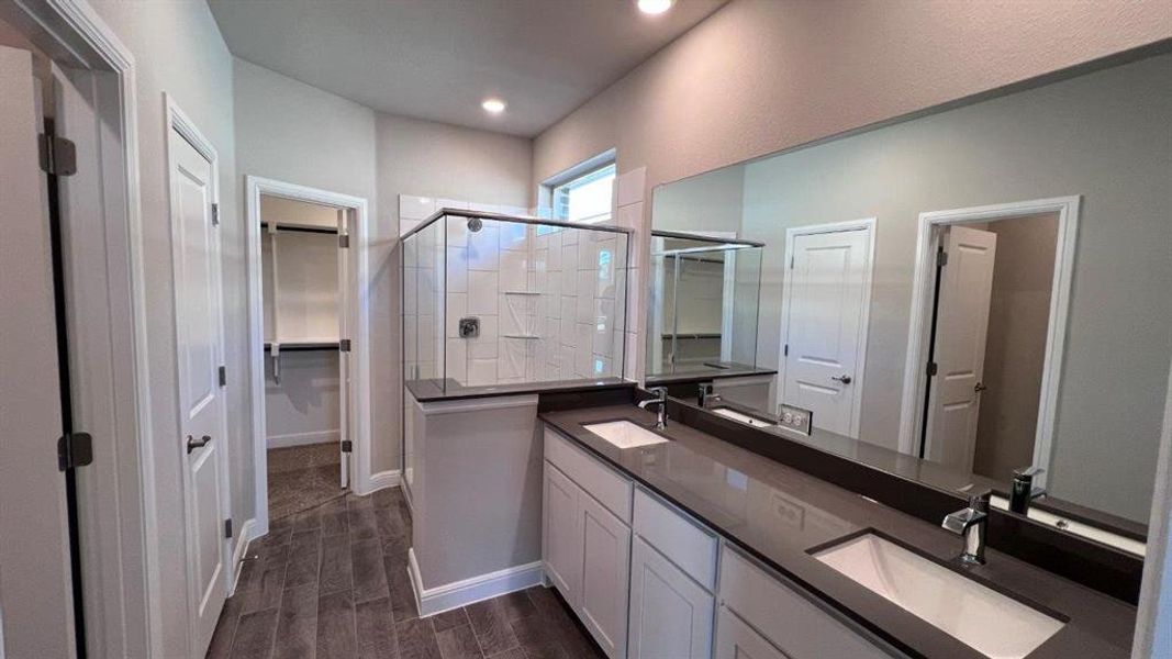 Furnished interior view inside a new home in Bluestem, Rhome (Image 6).