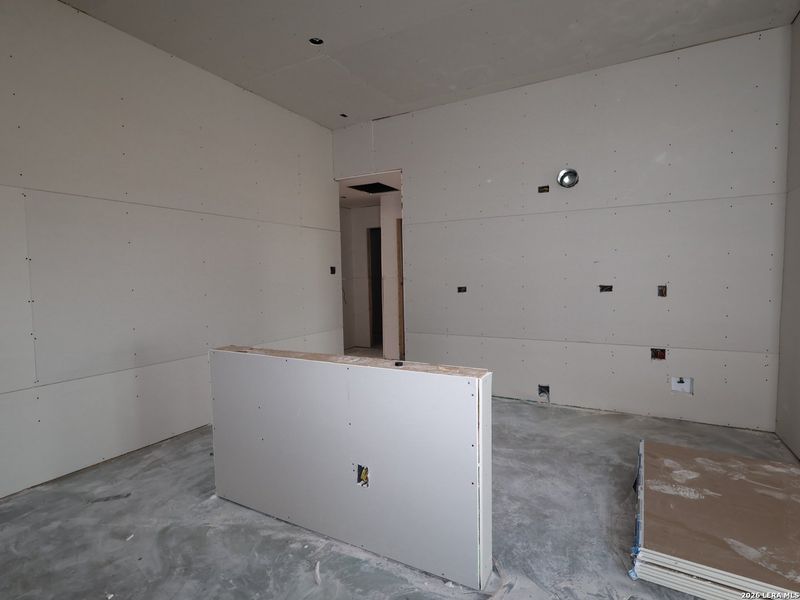 In-progress construction of a new home in Meadows at Clear Springs, New Braunfels, TX (Image 29). In-progress construction of a new home in Meadows at Clear Springs, New Braunfels, TX (Image 29).