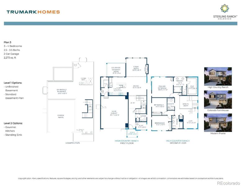 2D floor plan layout of this home in , Littleton, CO (Image 3).