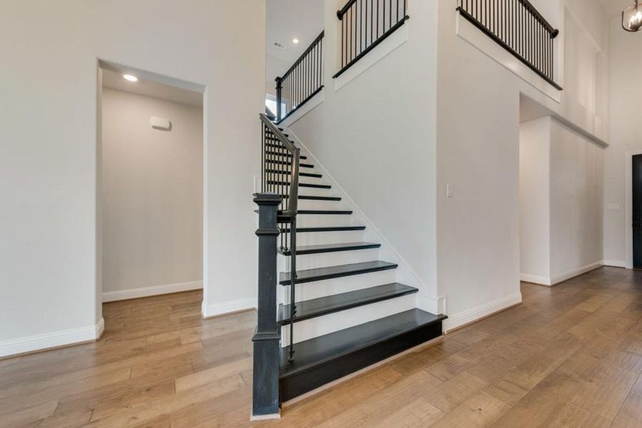 Representative unfurnished interior of a home built from the Brandonwood by Grand Homes in Edgewater, Fate (Image 12).