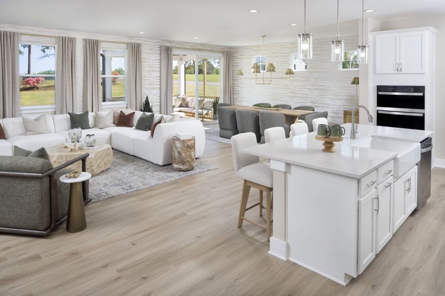 Representative furnished interior of a home built from the Appalachian by Mattamy Homes in The Preserve At Reedy Creek, Benson (Image 5).