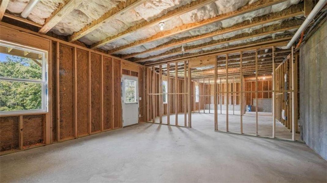 In-progress construction of a new home in Water Oak Estates, Lawrenceville, GA (Image 33).