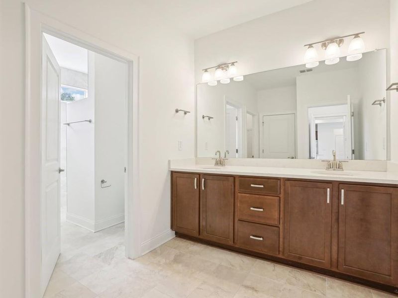 Furnished interior view inside a new home in , Holly Springs (Image 8).
