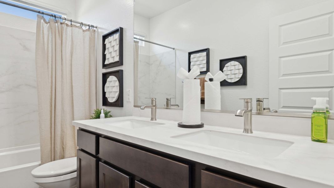 Representative furnished interior of a home built from the Mockingbird by D.R. Horton in Apache Farms, Buckeye (Image 16).