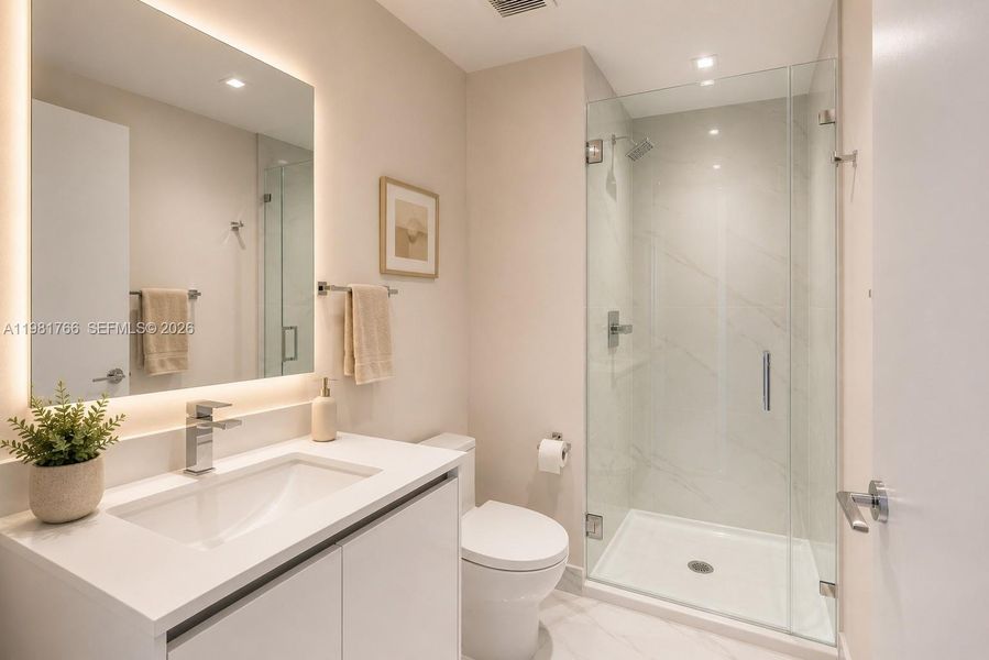 3rd bathroom virtually staged