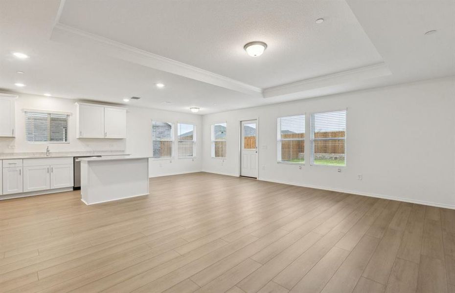 View of gathering room from kitchen View of gathering room from kitchen