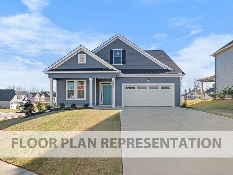 Front Exterior | Glendale Plan by Ivey Homes