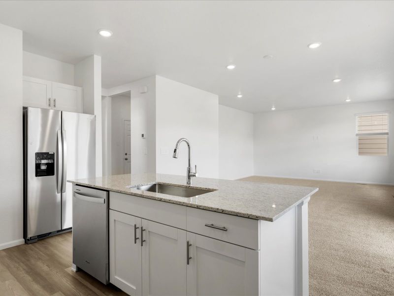 The Silversage floorplan image taken at a Meritage Homes community in Brighton, CO The Silversage floorplan image taken at a Meritage Homes community in Brighton, CO