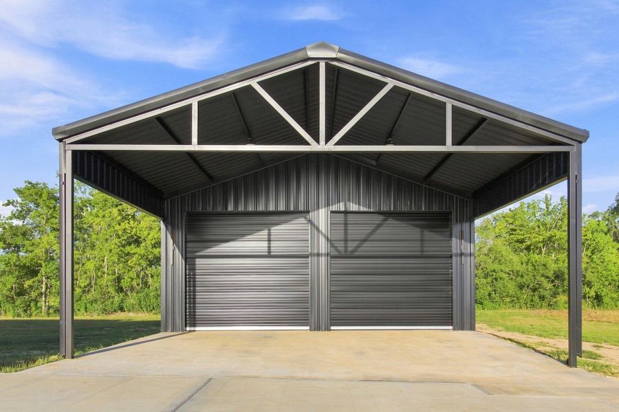 Front exterior of a new home in , Dayton, TX, highlighting curb appeal (Image 1). Front exterior of a new home in , Dayton, TX, highlighting curb appeal (Image 1).