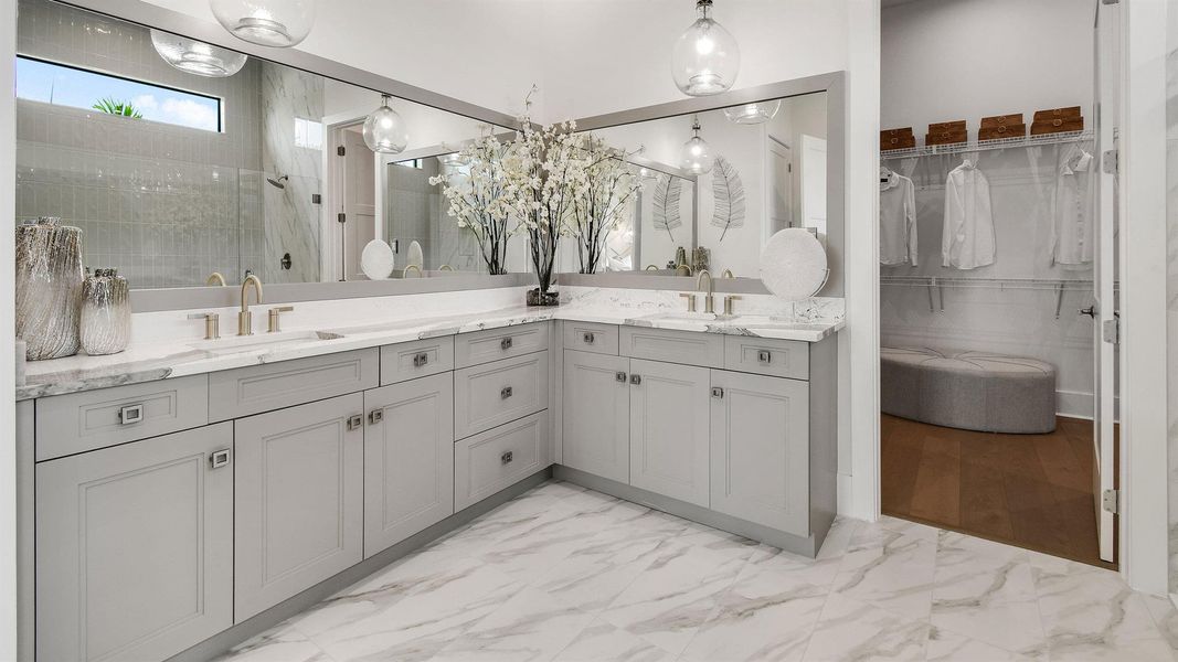 Furnished interior view inside a new home in Mosaic, Port St. Lucie (Image 19). Furnished interior view inside a new home in Mosaic, Port St. Lucie (Image 19).