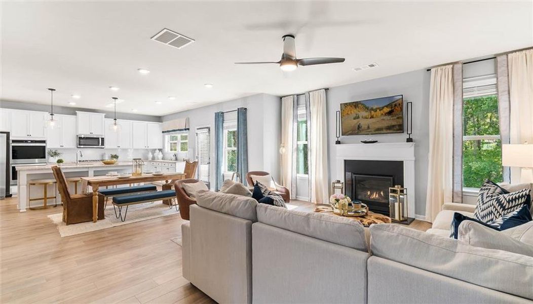 Furnished interior view inside a new home in Camp Creek Village, Atlanta (Image 22).