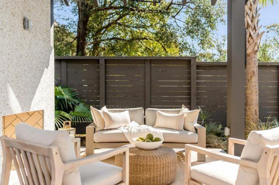 Exterior details and patio area of a home in , Mount Pleasant (Image 35).