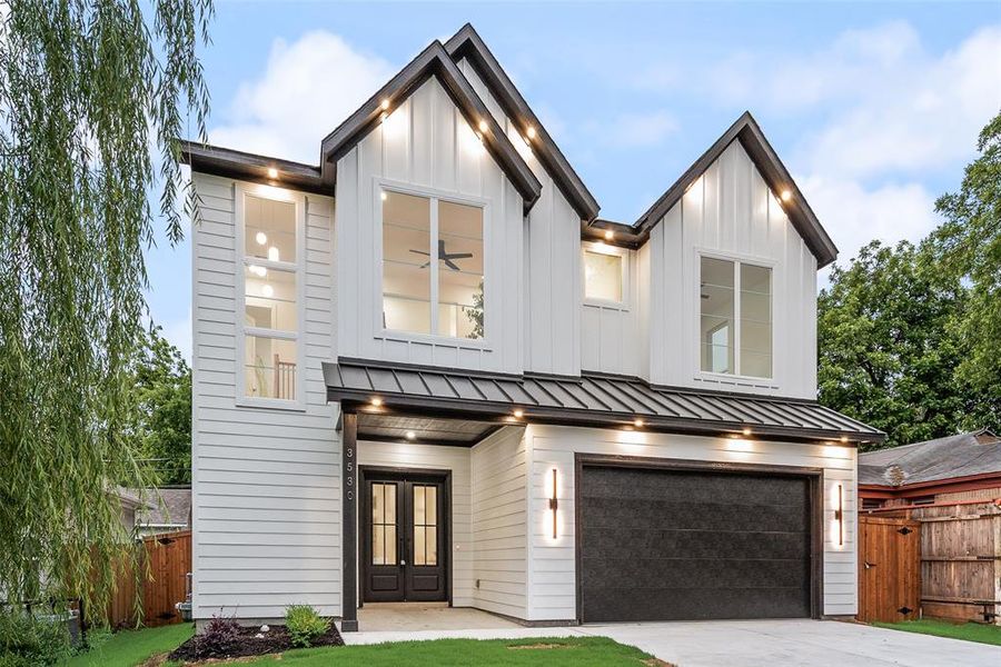 Front exterior of a new home in , Dallas, TX, highlighting curb appeal (Image 31). Front exterior of a new home in , Dallas, TX, highlighting curb appeal (Image 31).