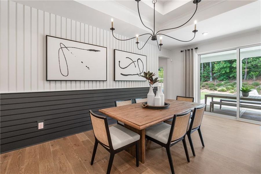 Furnished interior view inside a new home in Del Webb at Lake Oconee, Greensboro (Image 12).