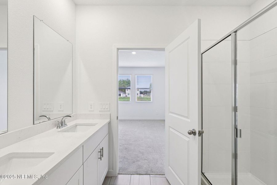 Furnished interior view inside a new home in Cypress Meadows - Classic Series, Jacksonville (Image 8).