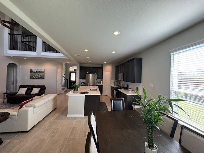 Furnished interior view inside a new home in Rodeo Palms - The Lakes, Manvel (Image 29). Furnished interior view inside a new home in Rodeo Palms - The Lakes, Manvel (Image 29).