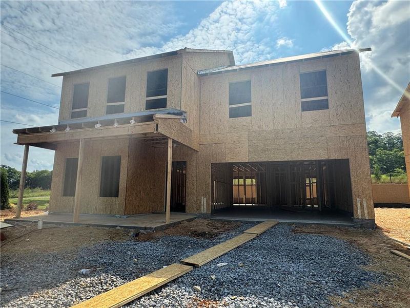 In-progress construction of a new home in Langston Reserve, Cartersville, GA (Image 12).