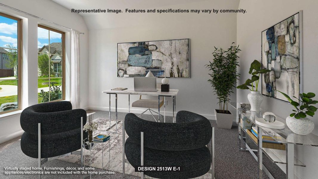 Furnished interior view inside a new home in Juniper Springs, Lockhart (Image 6).