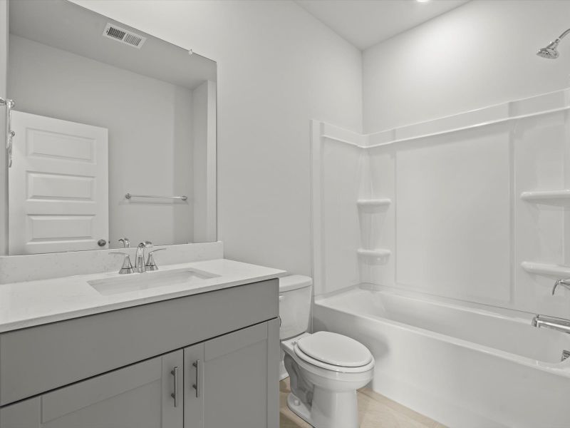 Furnished interior view inside a new home in Village at White Pine, Pendleton (Image 6).