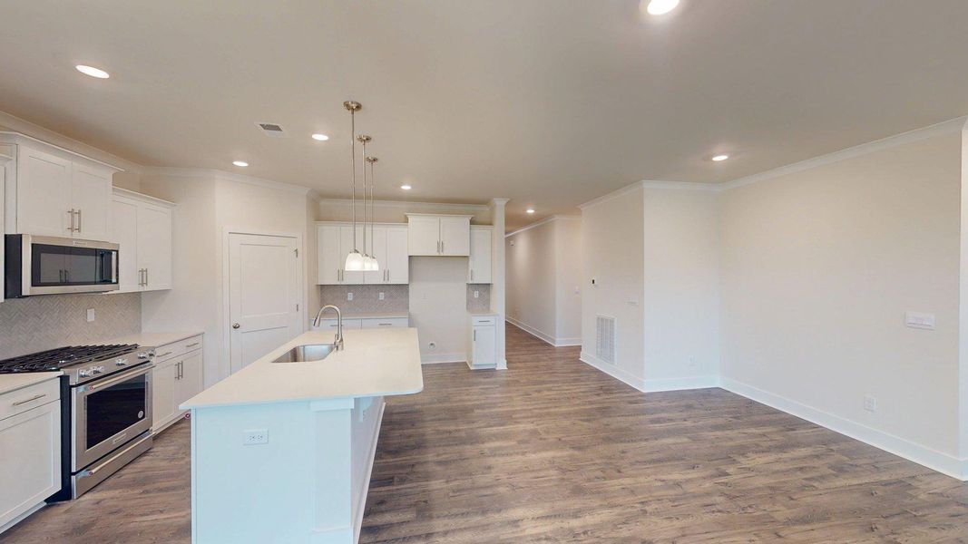 Furnished interior view inside a new home in Westport, York (Image 7).