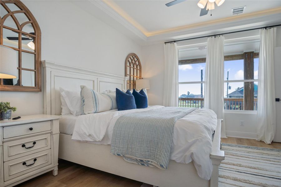 Furnished interior view inside a new home in , Crystal Beach (Image 14). Furnished interior view inside a new home in , Crystal Beach (Image 14).