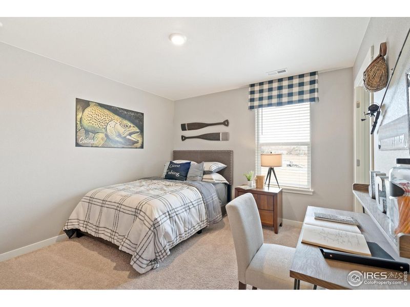 Furnished interior view inside a new home in Fossil Creek Ranch, Windsor (Image 12).