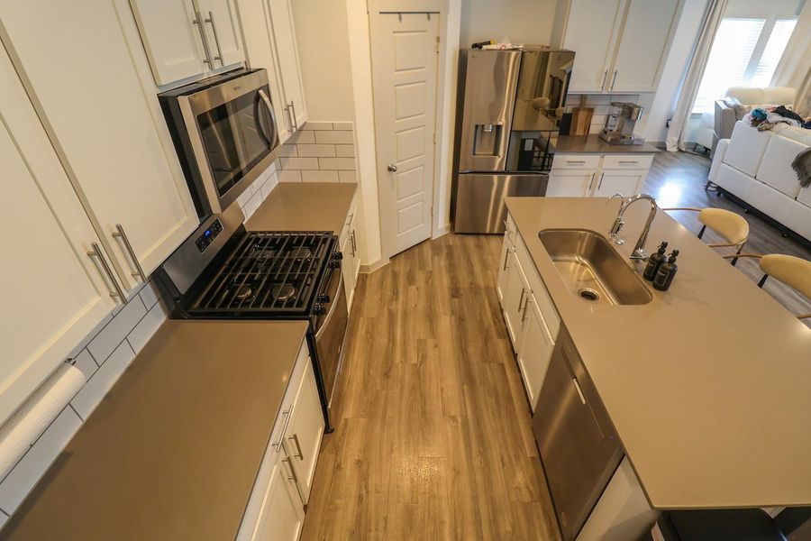 Gas stove. Gas stove.