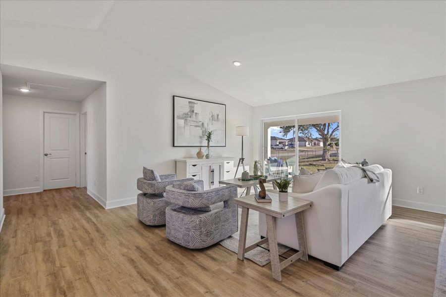 Representative furnished interior of a home built from the The Sunset Harbor by Sunlife Homes LLC in Cape Coral, Cape Coral (Image 11).