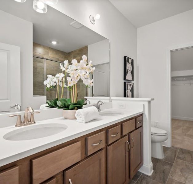 Representative furnished interior of a home built from the The Mimosa by Windsong Properties in Harmony Walk, Cartersville (Image 11).
