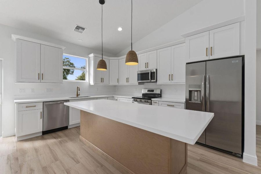 Kitchen oversized island