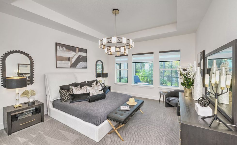 Furnished interior view inside a new home in Woodhaven, Port Orange (Image 18).