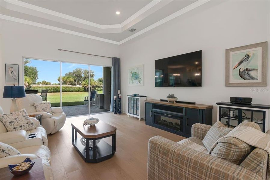 Furnished interior view inside a new home in River's Edge, Wesley Chapel (Image 19).