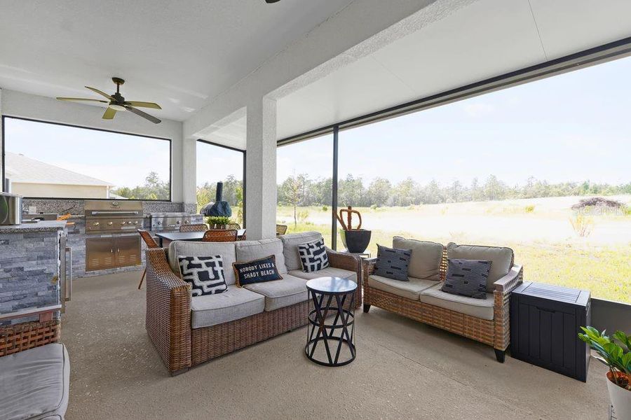 Exterior details and patio area of a home in Waterford, Brooksville (Image 28).