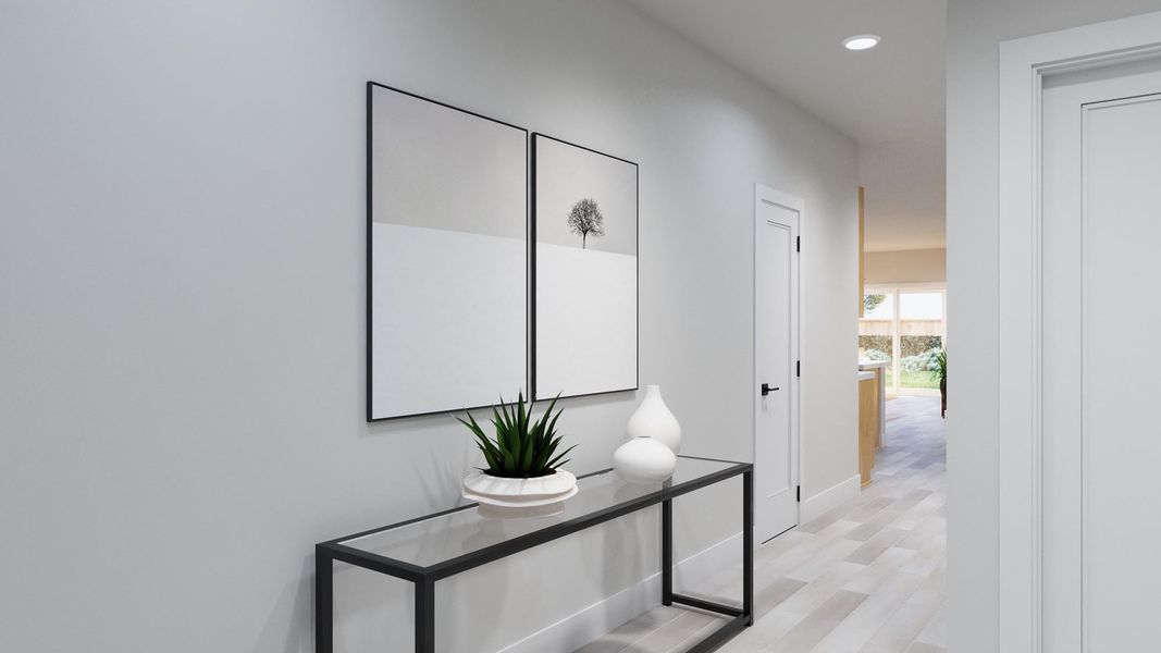 Representative furnished interior of a home built from the Nicholas by Risewell Homes in Sage Collection – Freedom at Anthem, Kyle (Image 14).