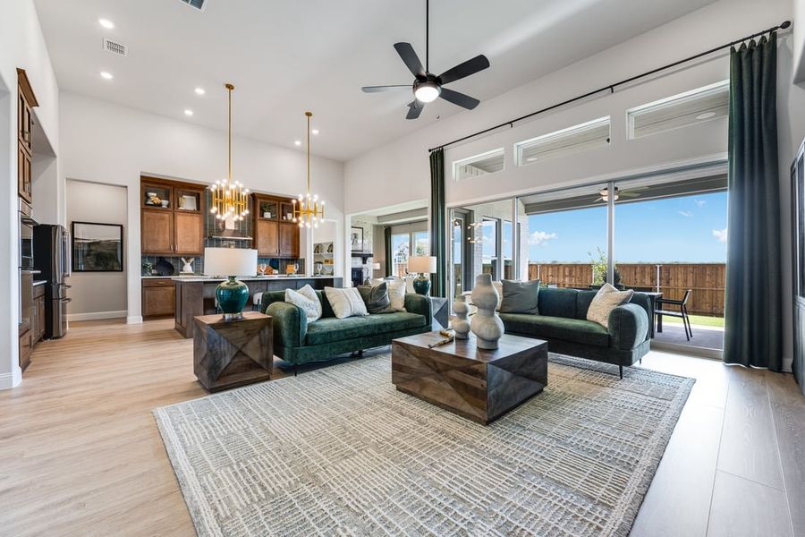 Representative furnished interior of a home built from the Courtney by Taylor Morrison in The Ranch at Uptown Celina, Celina (Image 10).