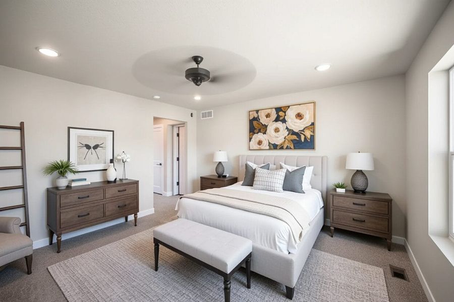 Furnished interior view inside a new home in Trails at Aspen Ridge-3, Colorado Springs (Image 14).