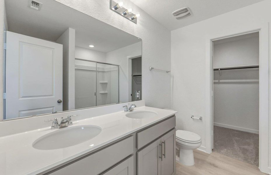 Furnished interior view inside a new home in Sonterra, Jarrell (Image 12).