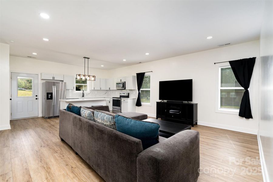 Furnished interior view inside a new home in , Shelby (Image 5). Furnished interior view inside a new home in , Shelby (Image 5).