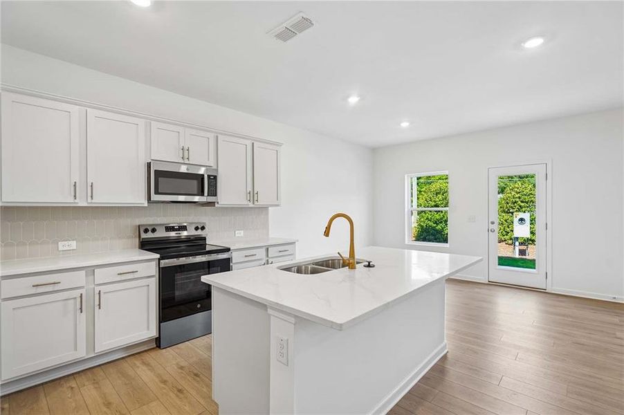 Furnished interior view inside a new home in Leydenview, Mableton (Image 11).