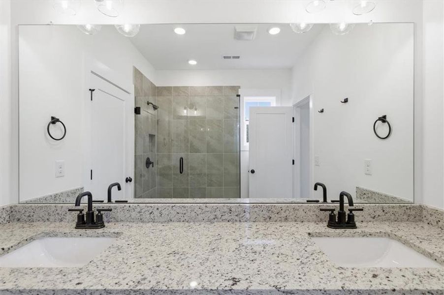 Furnished interior view inside a new home in , Atlanta (Image 12).