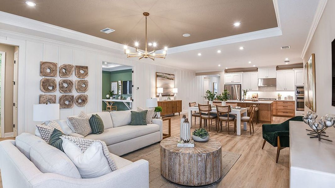 Furnished interior view inside a new home in Timber Ridge, Plant City (Image 8).