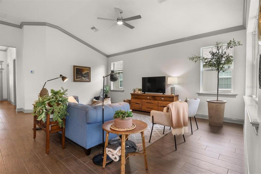 Furnished interior view inside a new home in , Lakeland (Image 42).