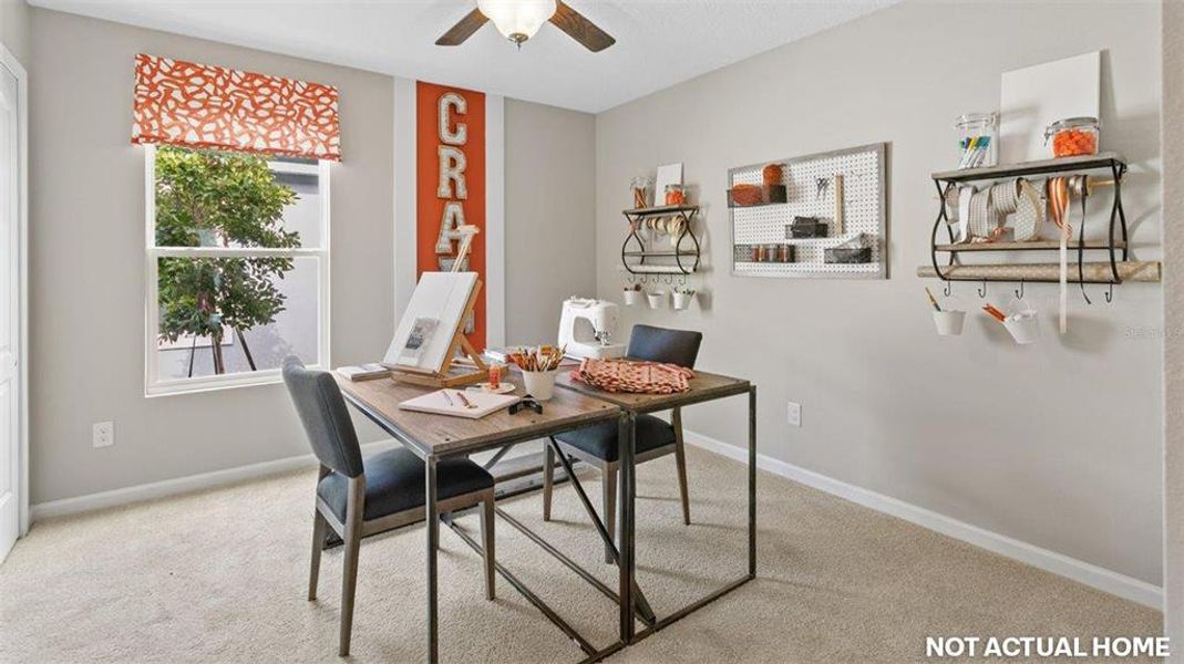 Furnished interior view inside a new home in Sawmill Branch, Palm Coast (Image 29).