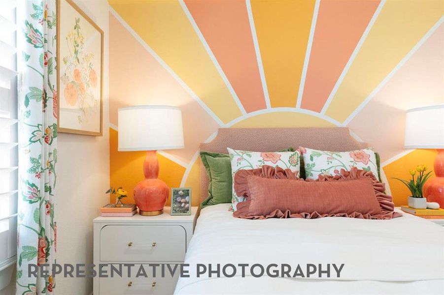 Furnished interior view inside a new home in Aster Park, McKinney (Image 24).