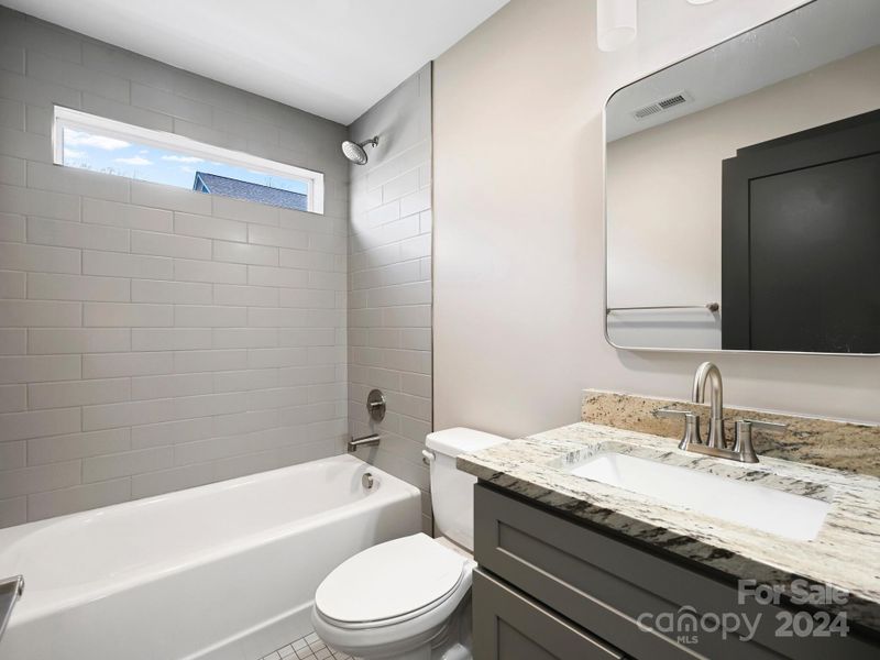 Full Bath on Level 2